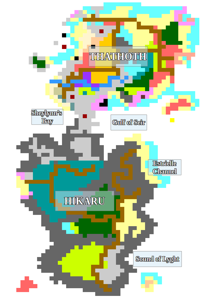 Map of Hikaru